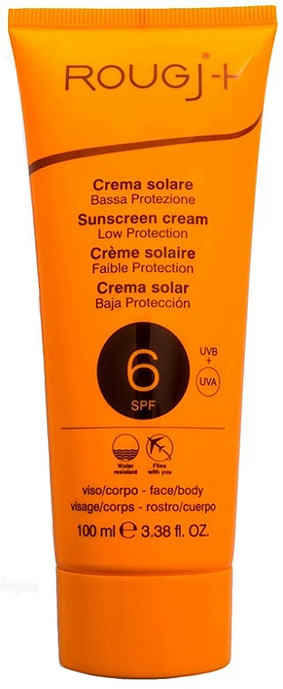 Krem przeciwsłoneczny SPF 6 - Rougj Low Sun Protection For Body And Face SPF6 — Zdjęcie N1