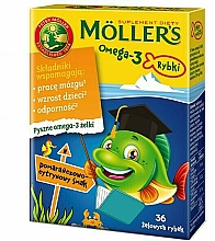 Kup Żelki o smaku pomarańczy i cytryny z kawasami Omega-3 - Mollers