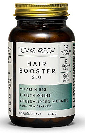 Witaminy na włosy, kapsułki - Tomas Arsov Hair Booster 2.0 — Zdjęcie N1