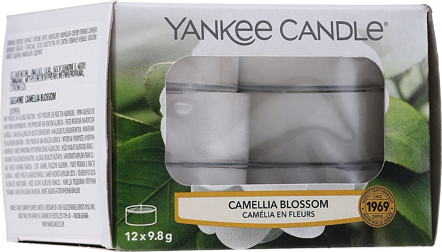 Podgrzewacze zapachowe Kamelia - Yankee Candle Tea Light Camellia Blossom  — Zdjęcie N1