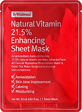 Kup Witaminowa maska ​​przeciwutleniająca w płachcie do twarzy - By Wishtrend Natural Vitamin 21.5% Enhancing Sheet Mask
