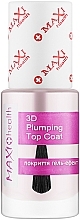 Kup Top coat do paznokci z żelowym efektem 3D - Maxi Color Maxi Health №17