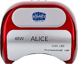 Kup Lampa CCFL + LED, czerwona - Ronney Professional Alice Nail CCFL+LED 48w (GY-LCL-015D) Lamp