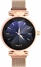 Kup Smartwatch damski, złoty, stalowy - Garett Smartwatch Women Lisa Gold Steel