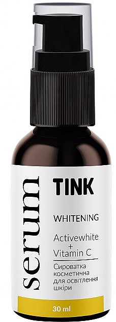 Rozjaśniające serum do twarzy z witaminami i kwasem ferulowym - Tink Actiwhite + Vitamin Whitening Serum
