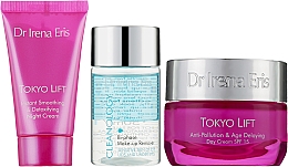 Zestaw - Dr Irena Eris Tokyo Lift (f/cr/50ml + f/cr/30ml + mic/wat/50ml) — Zdjęcie N2