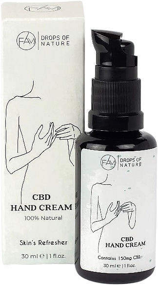 Krem do rąk - Fam Drops Of Nature CBD Hand Cream — Zdjęcie N1
