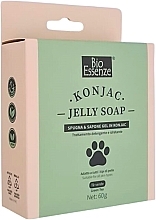 Kup Zestaw - Bio Essenze Jelly Soap Te Verde (sponge/1 pcs + soap/60 g)