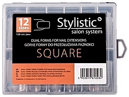 Sztuczne paznokcie - Claresa Stylistic Salon Sistem Dual Form Square — Zdjęcie N1