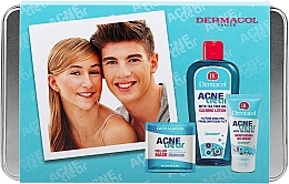 Kup Zestaw - Dermacol Acne Clear Set (f/gel/200ml + gel/cr/50ml + f/mask/8ml) 