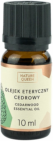 Cedrowy olejek eteryczny - Nature Queen Cedarwood Essential Oil — Zdjęcie 10 ml