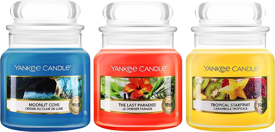 Zestaw świec - Yankee Candle Classic The Last Paradise (candle/3x104g) — Zdjęcie N2
