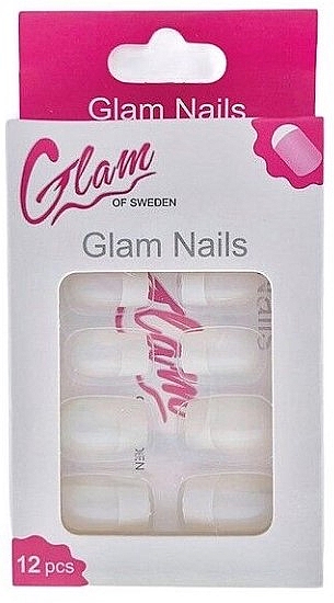 Sztuczne paznokcie, manicure francuski - Glam Of Sweden Glam Nails French Manicure — Zdjęcie N1