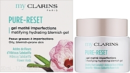 Żel do twarzy - Clarins My Clarins Pure-Reset Matifying Hydrating Blemish Gel — Zdjęcie N2