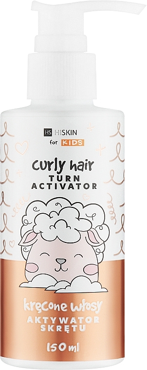 Aktywator do kręconych włosów dla dzieci - HiSkin Kids Curly Hair Activator — Zdjęcie N1