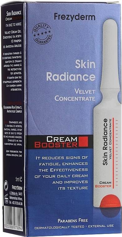 PRZECENA!  Rozświetlający koncentrat-booster do twarzy - FrezyDerm Skin Radiance Cream Booster * — Zdjęcie N1