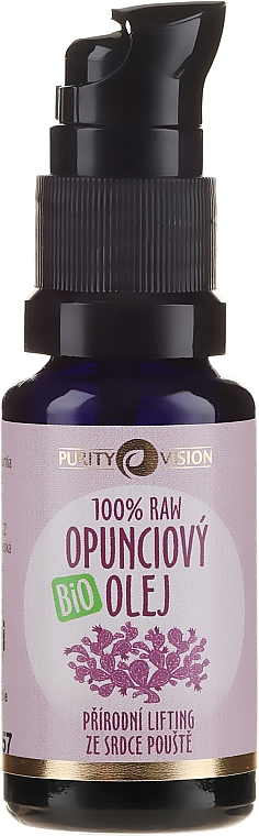 Organiczny olej opuncjowy - Purity Vision 100% Raw Bio Oil — Zdjęcie N2