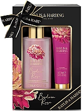 Zestaw - Baylis & Harding Boudoire Rose Luxury Instant Glam Set (b/spr/95ml + l/gloss/12ml) — Zdjęcie N1