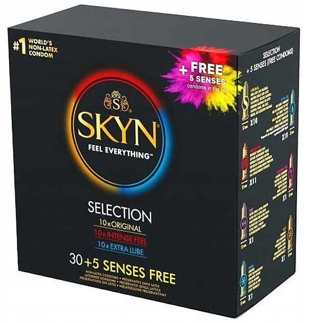 Prezerwatywy - Unimil Skyn Selection (condom/35pcs) — Zdjęcie N1