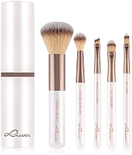 Zestaw pędzli do makijażu, 5 szt. - Luvia Cosmetics Macchiato Travel Brush Set — Zdjęcie N2