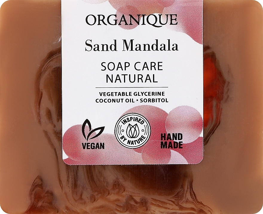 Naturalne mydło odżywcze - Organique Soap Care Natural Sand Mandala — Zdjęcie N1
