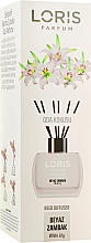 Dyfuzor zapachowy kokos - Loris Parfum Exclusive White Lily Reed Diffuser — Zdjęcie N1