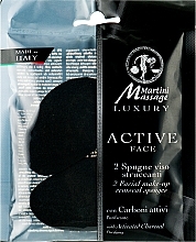 Gąbka do demakijażu z węglem aktywnym - Martini Spa Luxury Active — Zdjęcie N1