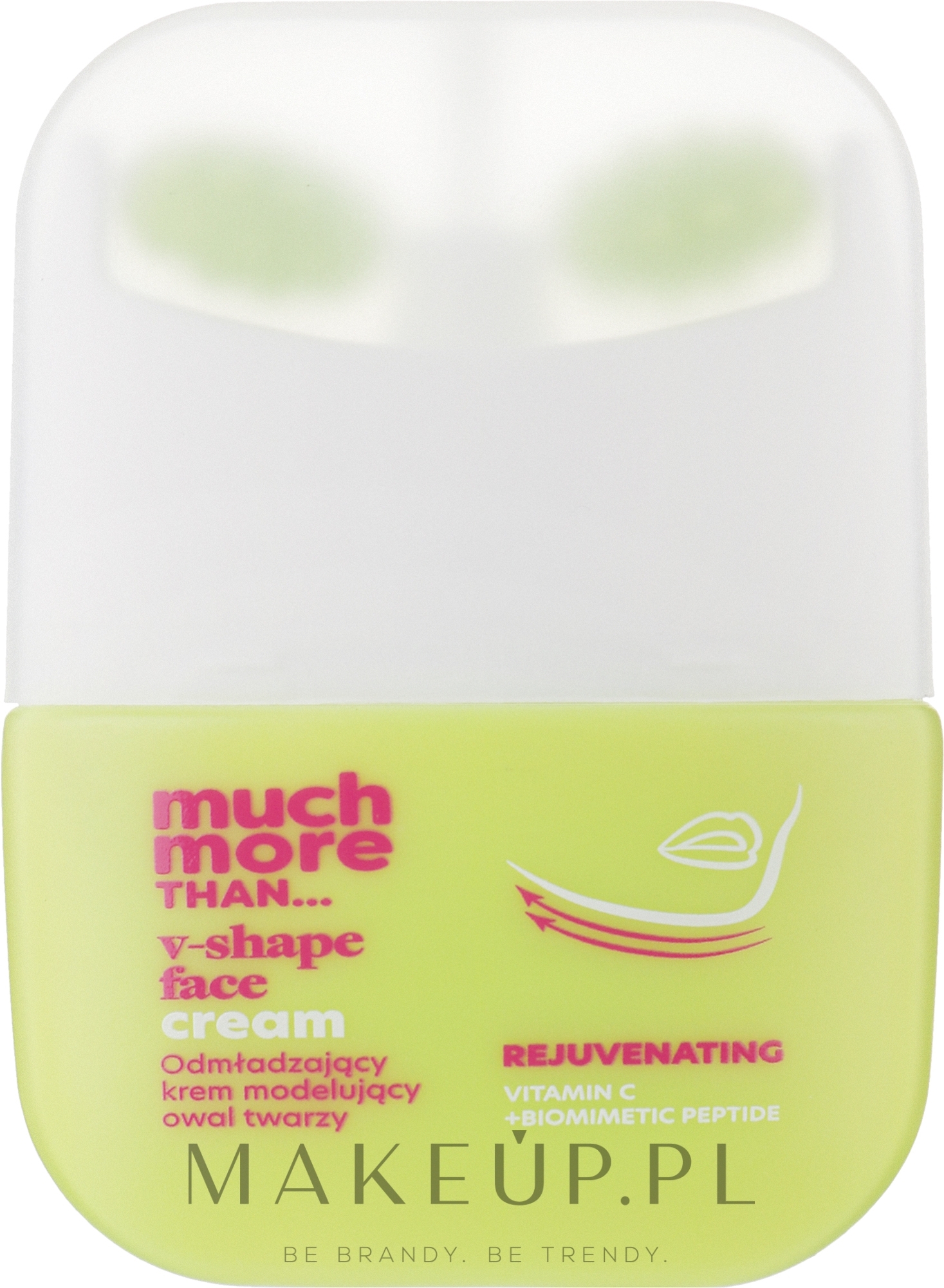 Odmładzający krem do twarzy - Hiskin Much More Than V-Shape Face Cream  — Zdjęcie 50 ml