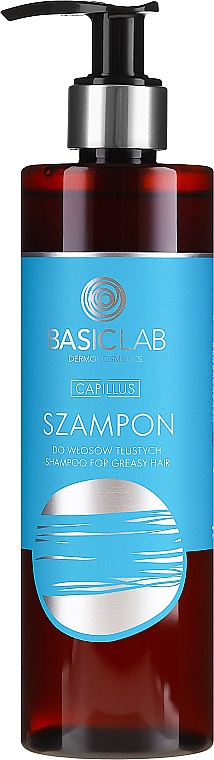 Szampon do włosów tłustych - BasicLab Dermocosmetics Capillus — Zdjęcie N2
