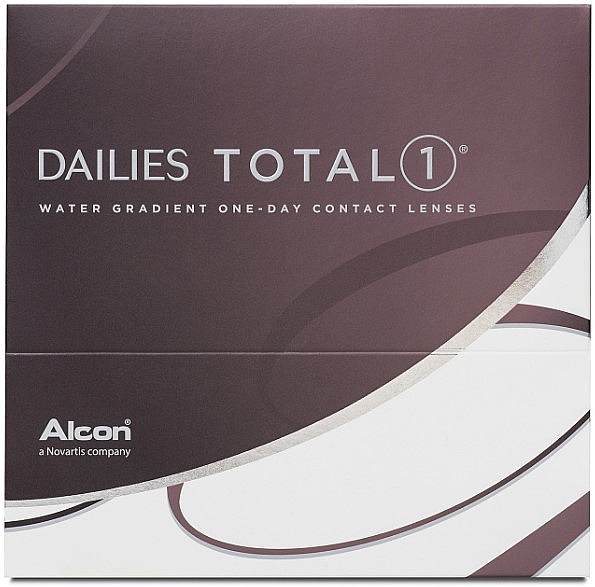 Soczewki kontaktowe, dzienne, 90 szt. - Alcon Dailies Total 1 — Zdjęcie N1