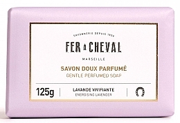 Mydło marsylijskie Ożywcza lawenda - Fer A Cheval Gentle Perfumed Soap Energising Lavender — Zdjęcie N1