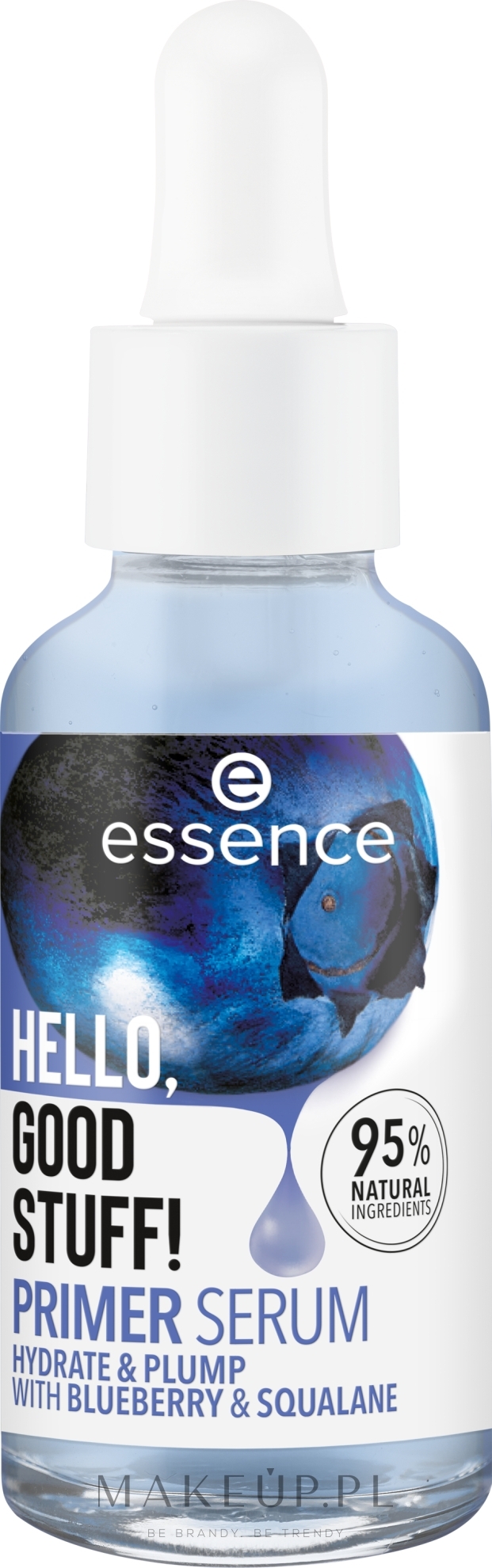 Baza-serum do twarzy - Essence Hello, Good Stuff! Primer Serum Hydrate & Plump Blueberry & Squalane — Zdjęcie 30 ml