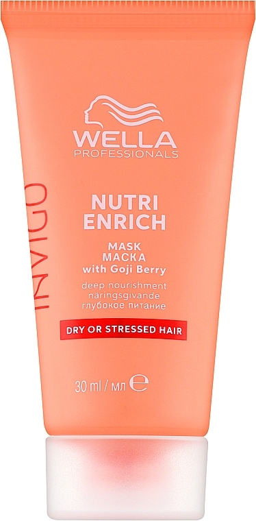 Głęboko odżywcza maska do włosów - Wella Professionals Invigo Nutri-Enrich Deep Nourishing Mask  — Zdjęcie N1