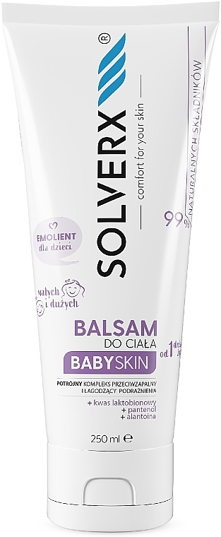 Balsam do ciała - Solverx Baby Skin Balsam — Zdjęcie N1