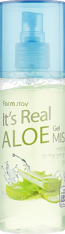 Żelowa mgiełka do twarzy z ekstraktem z aloesu - FarmStay It's Real Aloe Gel Mist — Zdjęcie N1