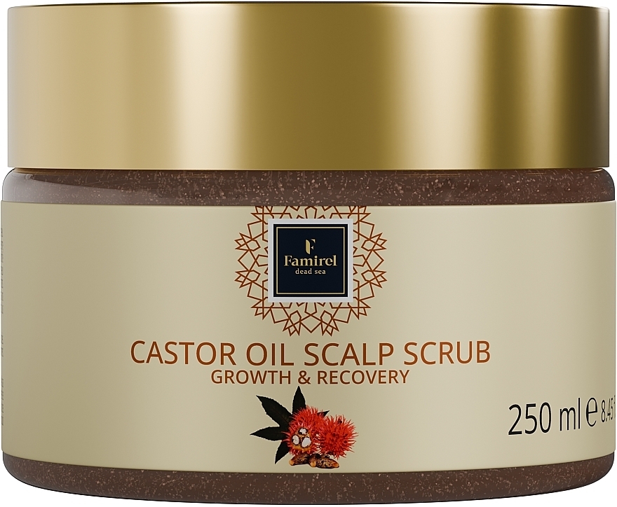 Peeling do skóry głowy z olejem rycynowym - Famirel Castor Oil Scalp Scrub — Zdjęcie N1