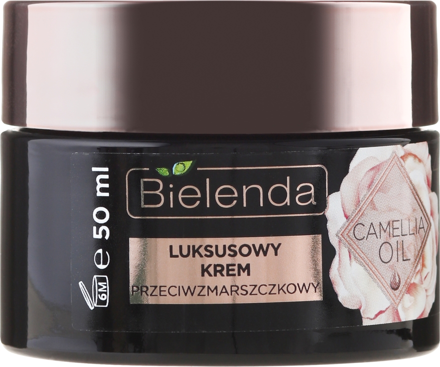 Luksusowy krem przeciwzmarszczkowy 40+ na dzień i noc - Bielenda Camellia Oil — Zdjęcie N2