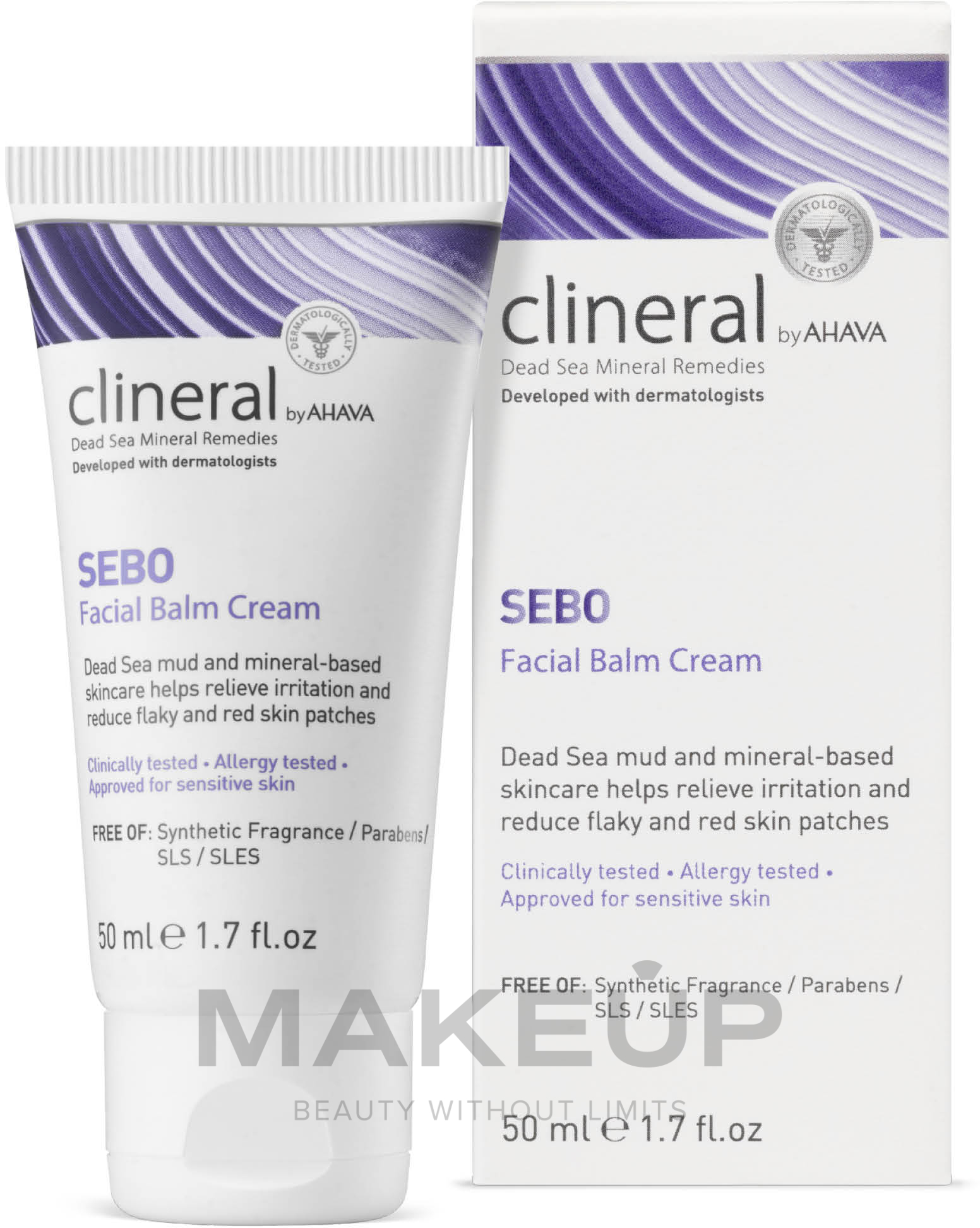 Krem-balsam do twarzy - Ahava Clineral Sebo Facial Balm Cream Face Cream — Zdjęcie 50 ml