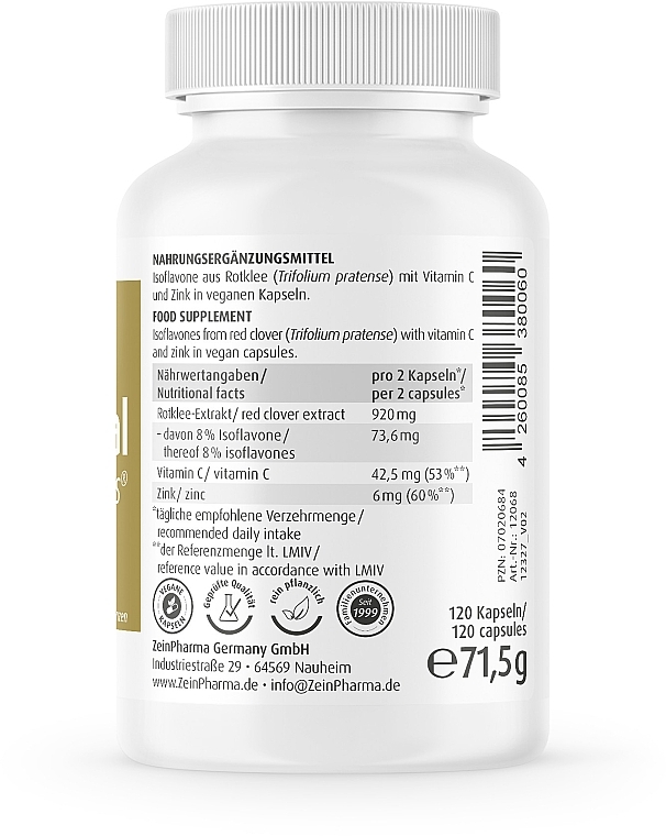 Suplement diety MenoVital plus, 460 mg - ZeinPharma MenoVital Plus Capsules — Zdjęcie N3