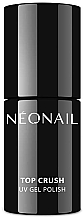 Lakier nawierzchniowy z czarnymi drobinkami - NeoNail Professional UV Gel Polish Top Crush — Zdjęcie N1