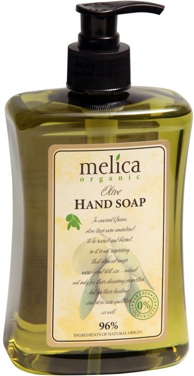 Oliwkowe mydło w płynie - Melica Organic Olive Liquid Soap — Zdjęcie N1