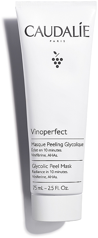 Peelingująca maska glikolowa do twarzy - Caudalie Vinoperfect Glycolic Peel Mask — Zdjęcie N2
