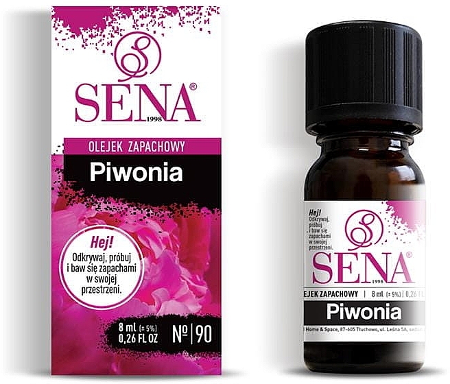 Olejek aromatyczny Piwonia - Sena Aroma Oil №90 Peony — Zdjęcie N1