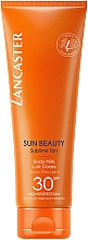 Kup Wodoodporne mleczko do ciała z filtrem przeciwsłonecznym - Lancaster Sun Beauty Sublime Tan Body Milk SPF30