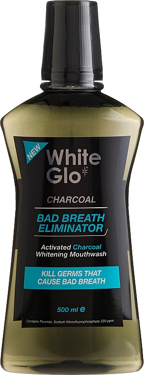 Płyn do płukania jamy ustnej zwalczający nieprzyjemny zapach - White Glo Charcoal Bad Breath Eliminator Mouthwash — Zdjęcie N1
