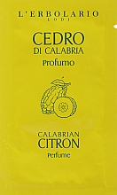 L'Erbolario Calabrian Citron - Perfumy (próbka) — Zdjęcie N1