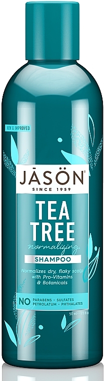 Normalizujący szampon leczniczy Drzewo herbaciane - Jason Natural Cosmetics Tea Tree Treatment Shampoo — Zdjęcie N1