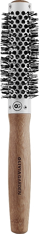 Bambusowa termoszczotka do włosów 23 mm - Olivia Garden Healthy Hair Eco-Friendly Bamboo Brush — Zdjęcie N1