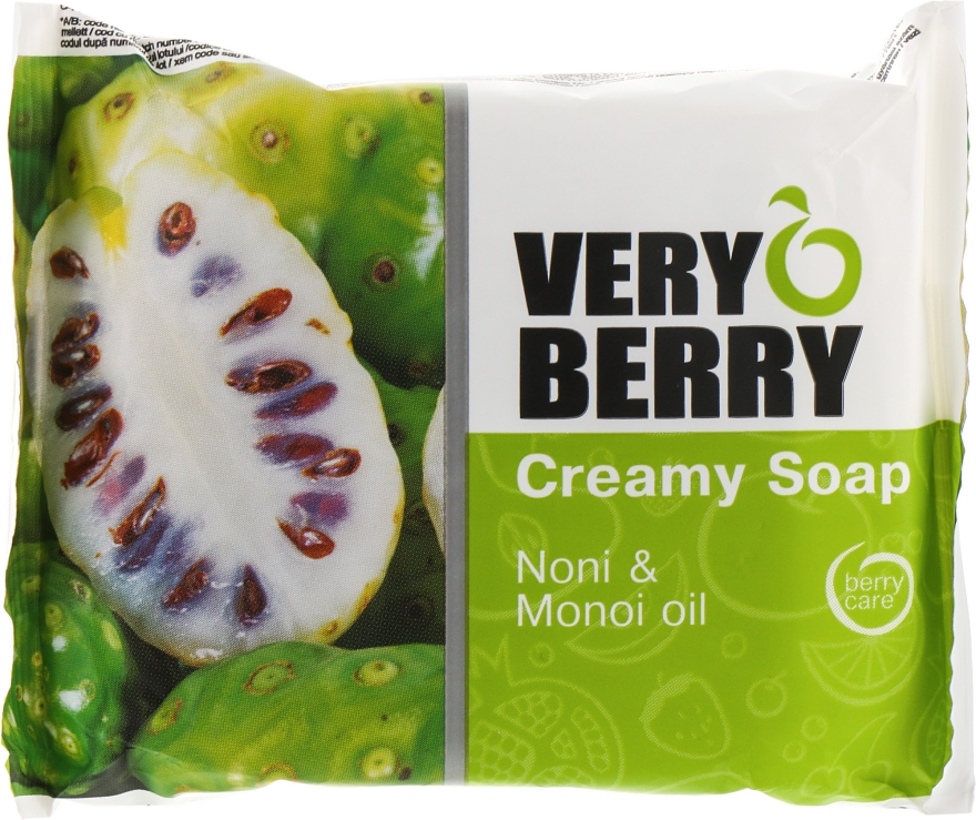 Kremowe mydło w kostce Morwa indyjska noni i olej monoi - Very Berry Noni & Monoi Oil Creamy Soap