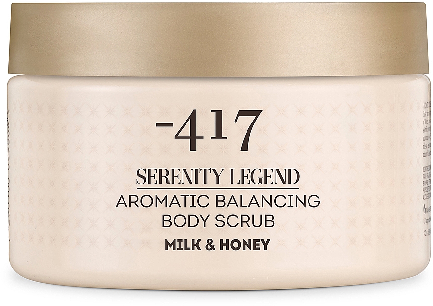 Aromatyczny peeling do ciała Mleko i miód - -417 Serenity Legend Aromatic Body Peeling Milk & Honey — Zdjęcie N1